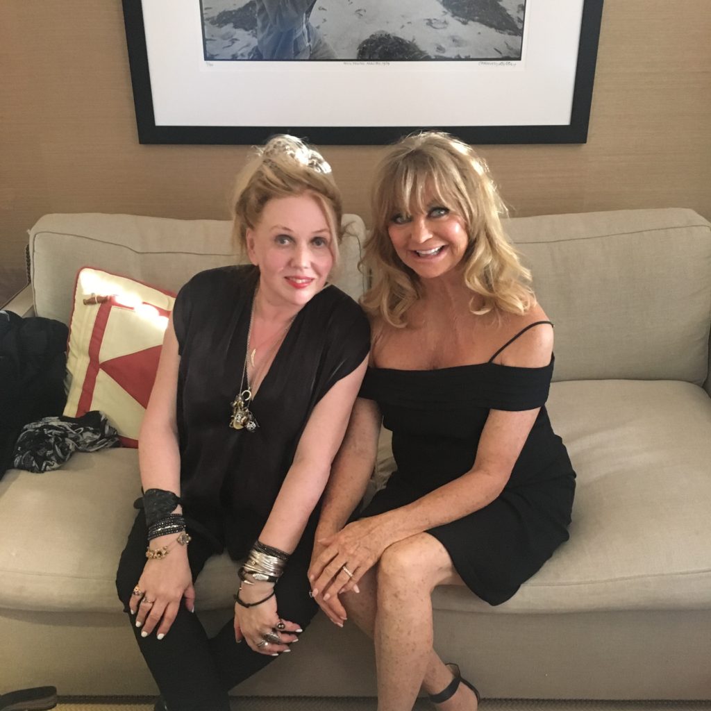 Chrissy Iley & Goldie Hawn